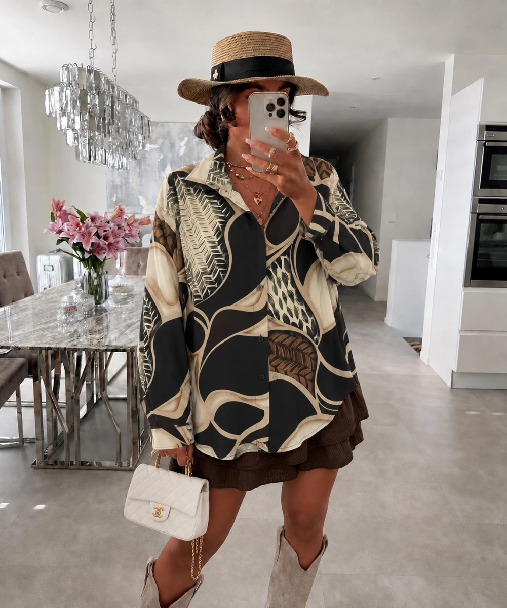 Chemise Oversize imprimé
