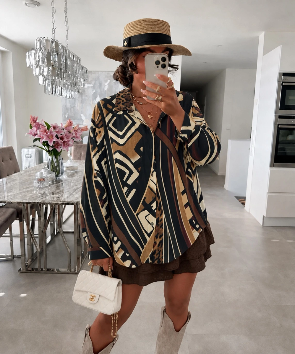 Chemise Oversize imprimé
