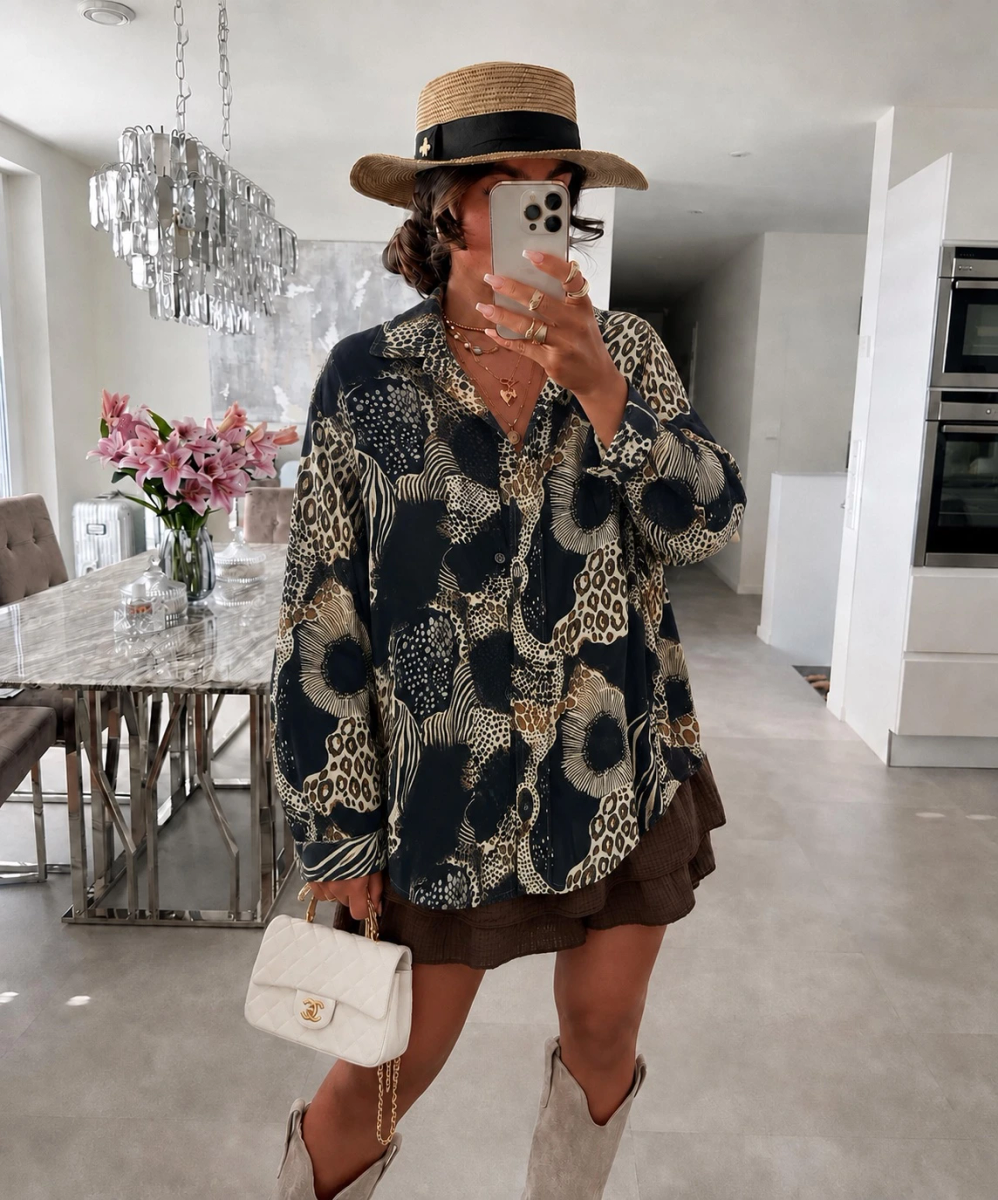 Chemise Oversize imprimé