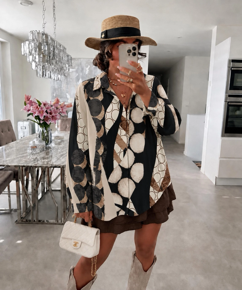 Chemise Oversize imprimé