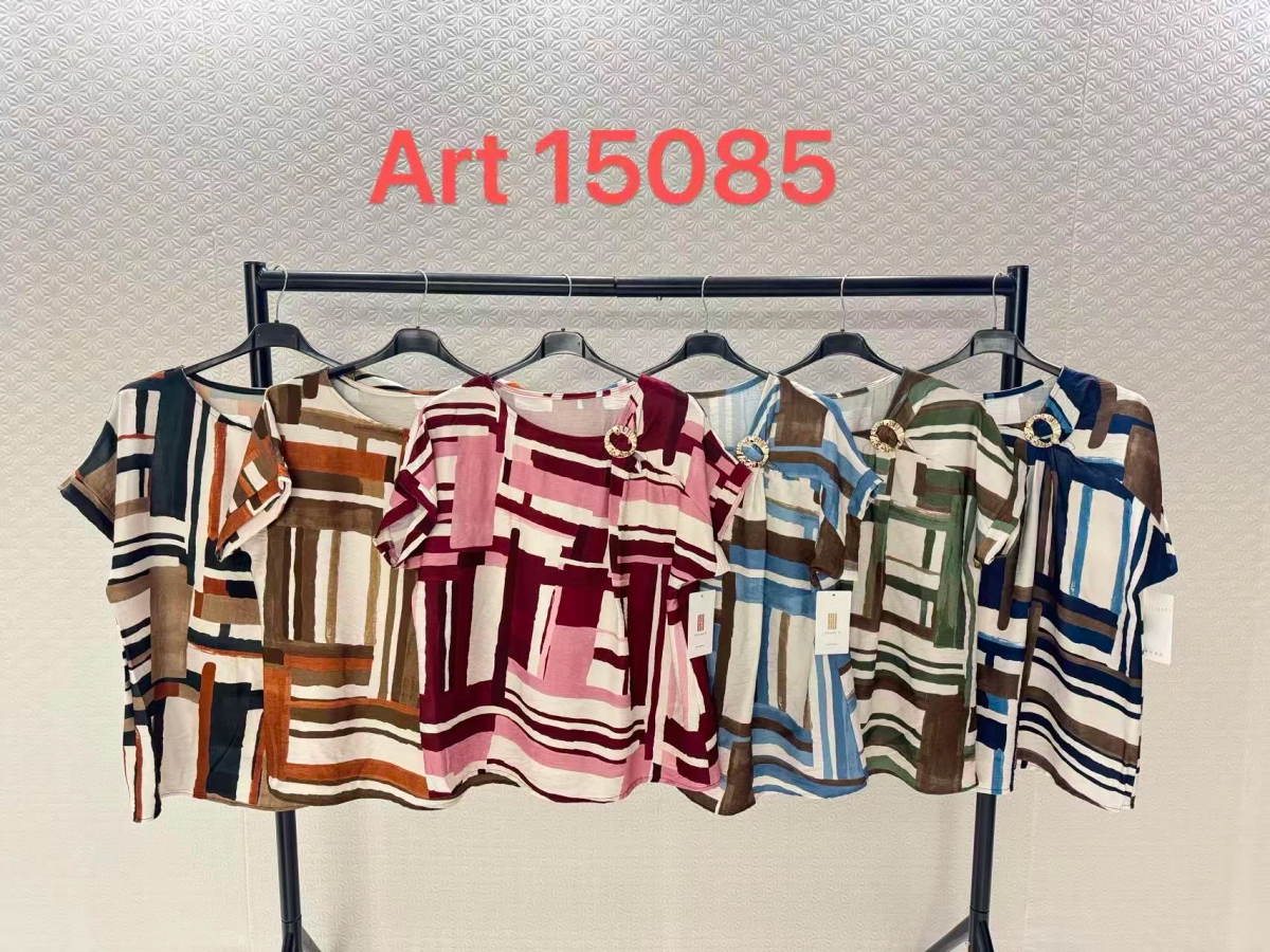 Top imprimé détail anneau 2