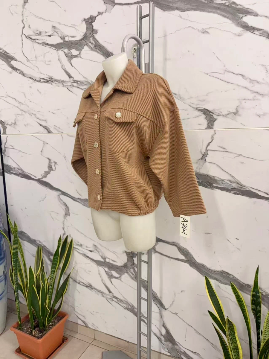 Veste courte oversize texturé 3