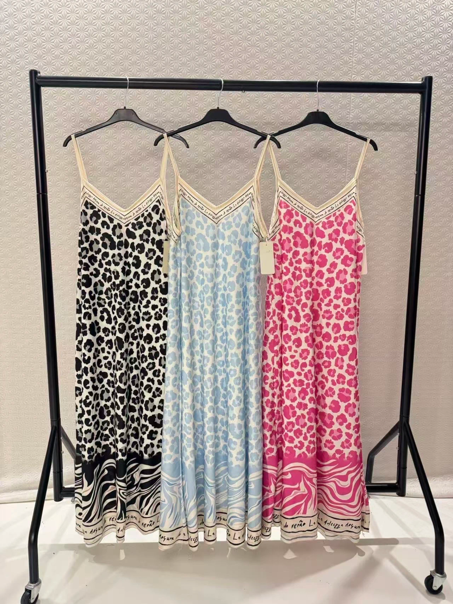 Robe bohème fluide imprimé leopard 2
