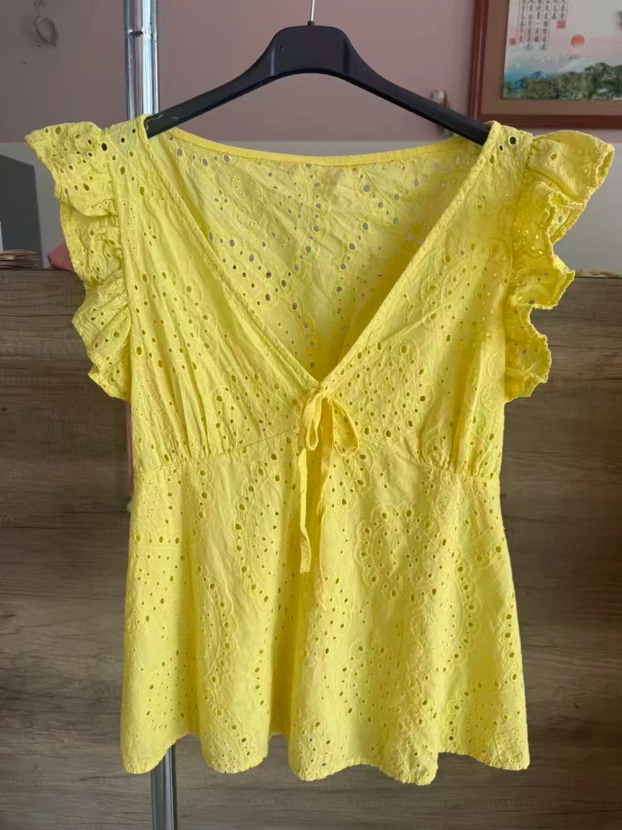 Top broderie anglaise à volants – Esprit bohème 2