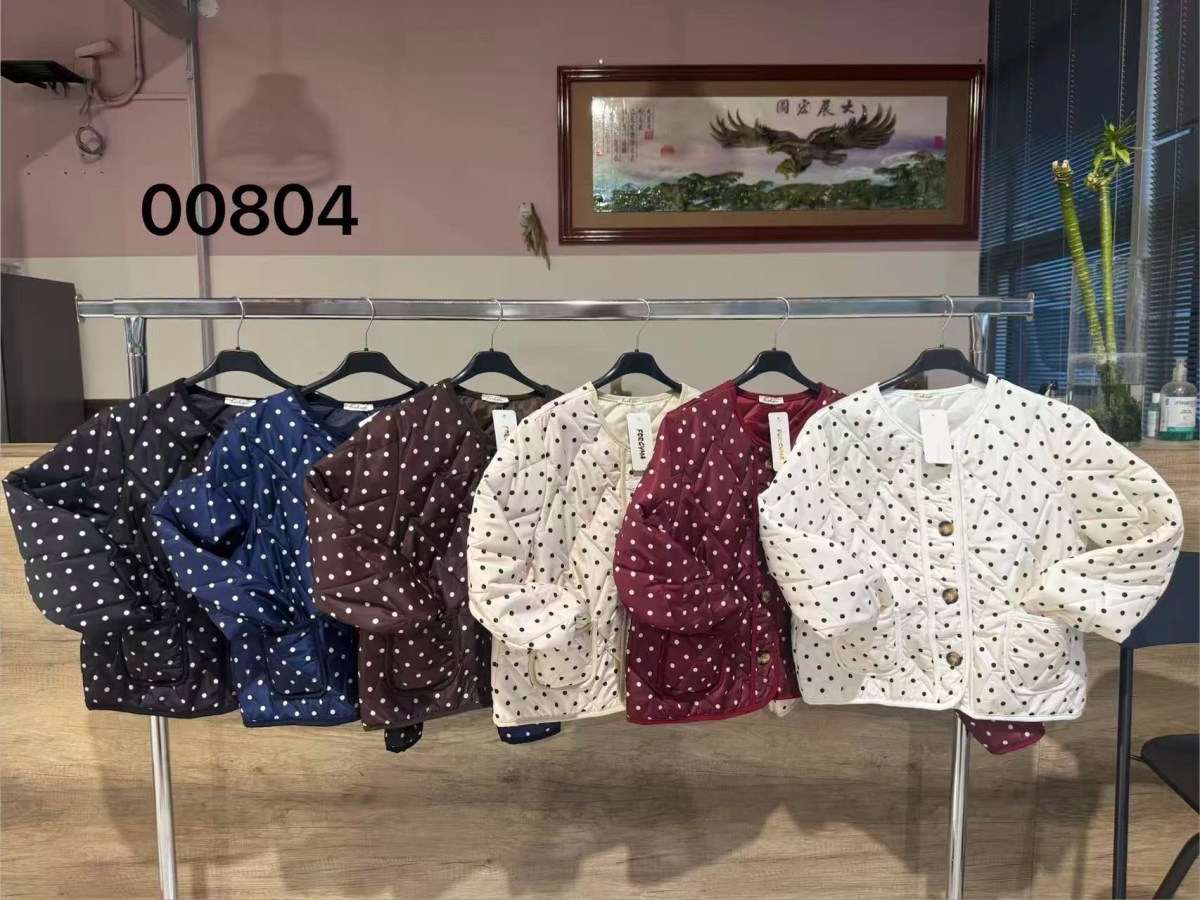 Veste matelassé imprimé pois 3