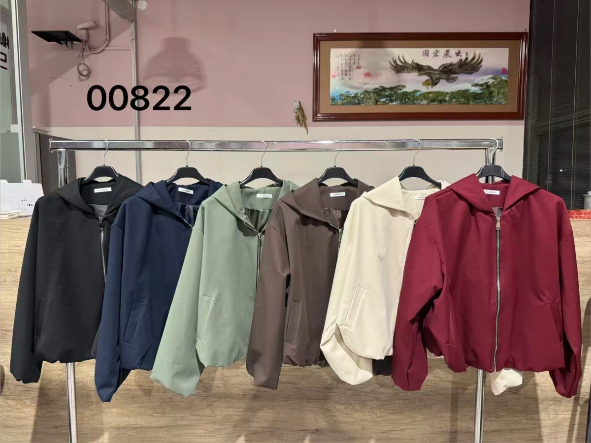 Veste  Bomber avec doublure  à Capuche Zippé – Coupe Oversize 3