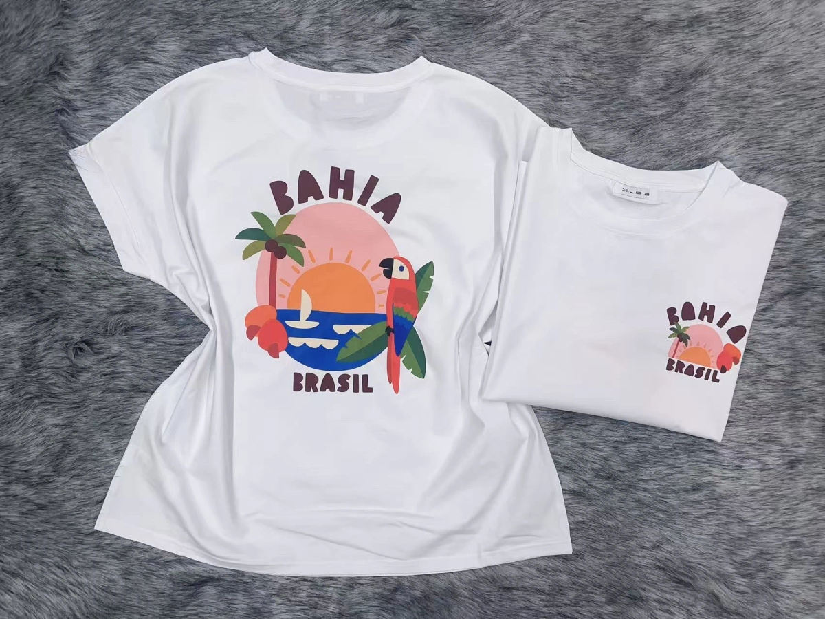 T-shirt coton imprimé tendance qualité premium 2