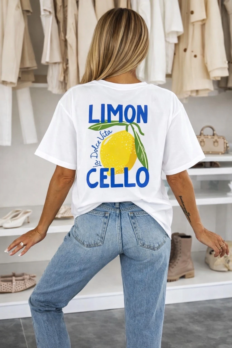T shirt coton imprimé tendance