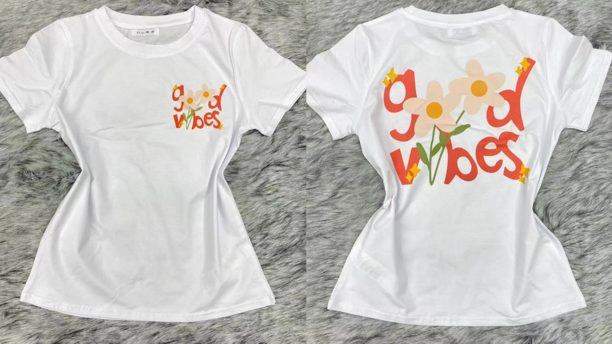 Trendy printed cotton t-shirt 2