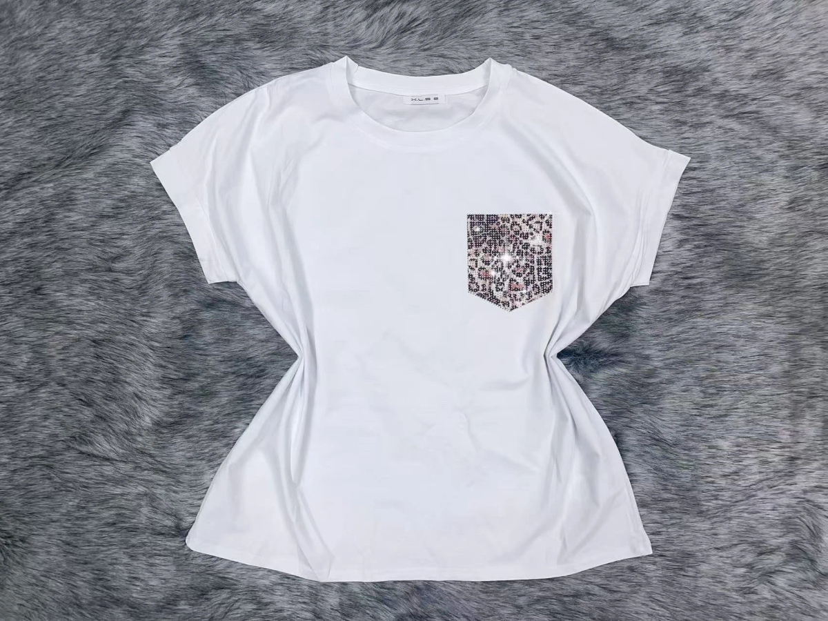 Trendy printed cotton t-shirt 2