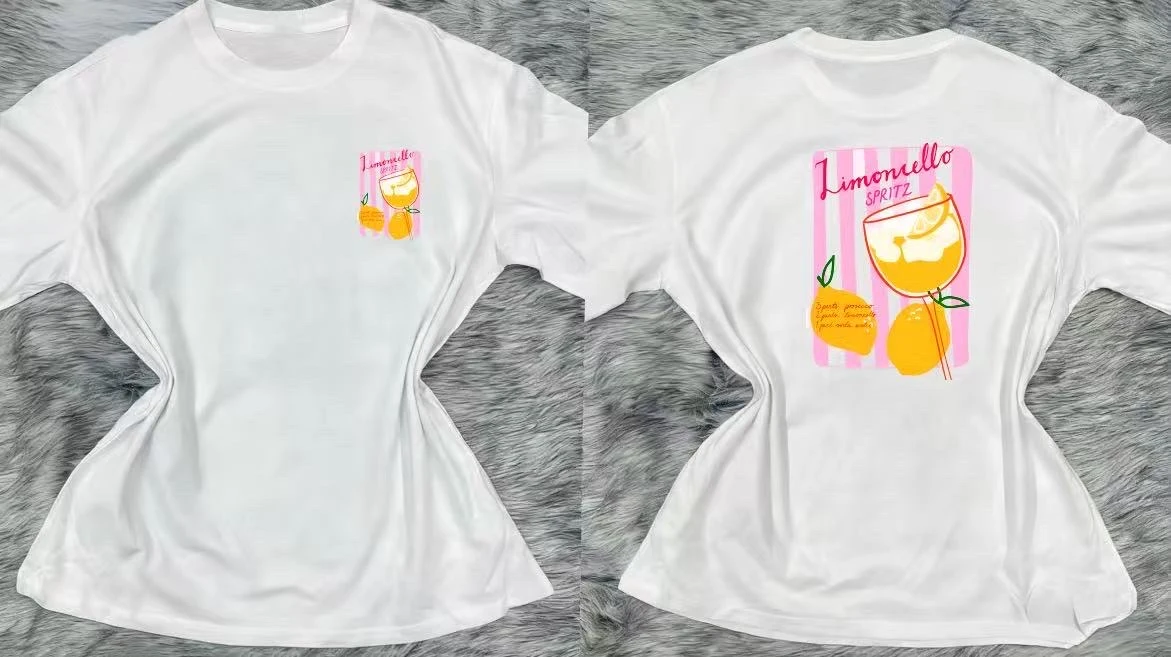Trendy printed cotton t-shirt 2